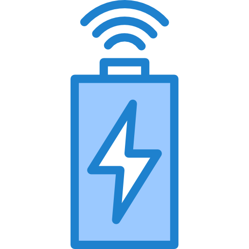 Charging srip Blue icon