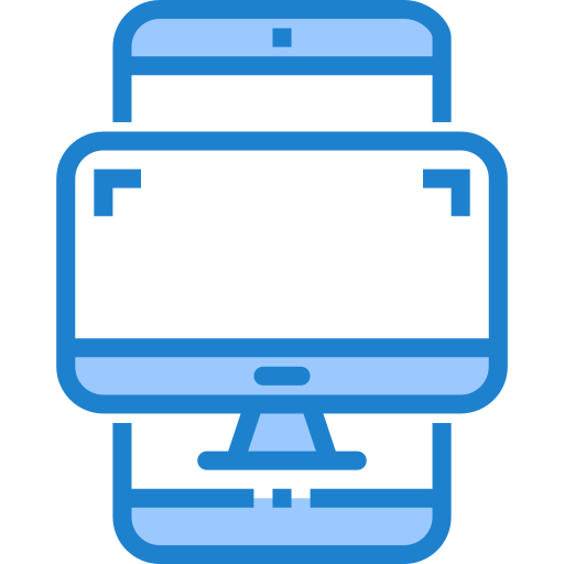 コンピューター srip Blue icon
