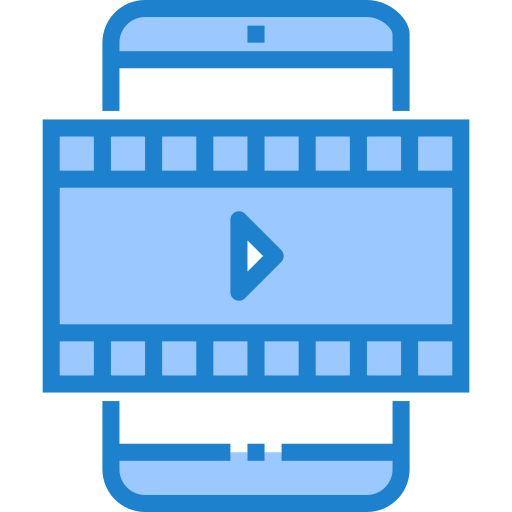 비디오 srip Blue icon
