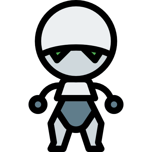 Robots Pixel Perfect Lineal Color icon