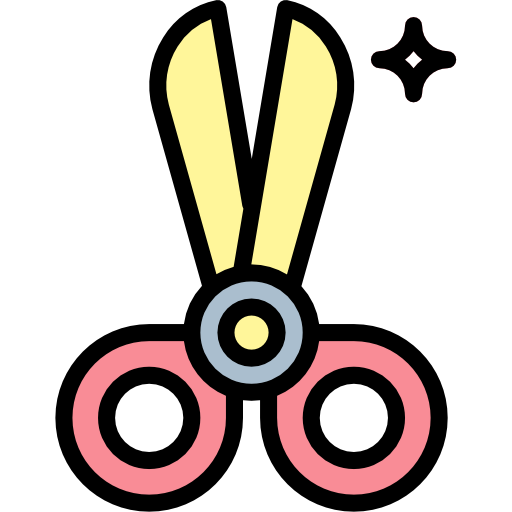 ハサミ Smalllikeart Lineal Color icon