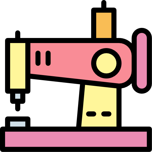 máquina de coser Smalllikeart Lineal Color icono