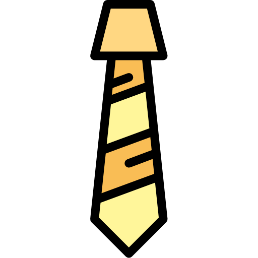 corbata Smalllikeart Lineal Color icono