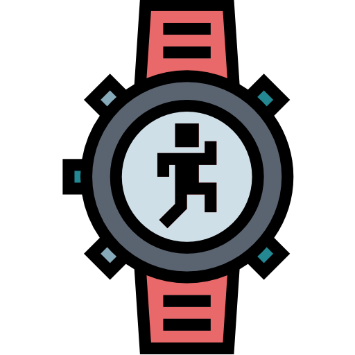 Smartwatch Smalllikeart Lineal Color icon