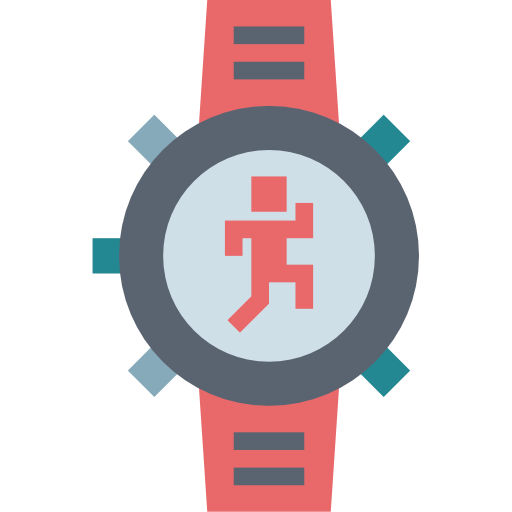 smartwatch Smalllikeart Flat icoon