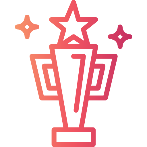 trofeo Smalllikeart Gradient icono