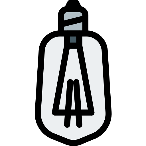 Light bulb Pixel Perfect Lineal Color icon