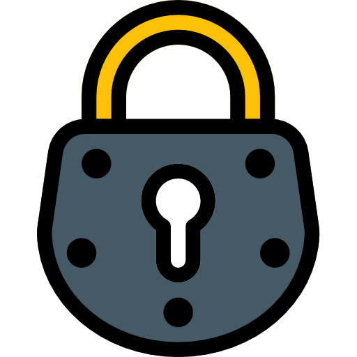 Padlock Pixel Perfect Lineal Color icon
