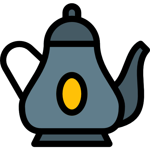 Teapot Pixel Perfect Lineal Color icon