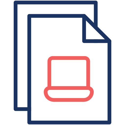 ordinateur portable Generic color outline Icône