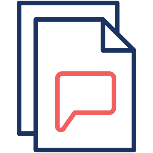 Chat Generic color outline icon