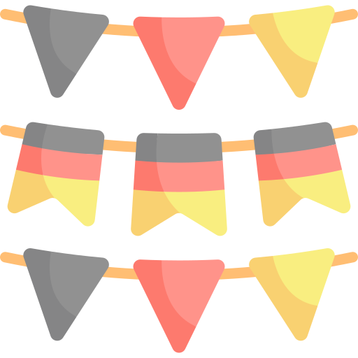 Garlands Generic color fill icon