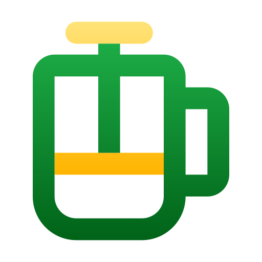 French press Generic gradient outline icon
