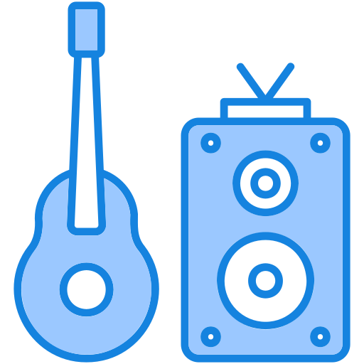 Acoustic Generic color lineal-color icon