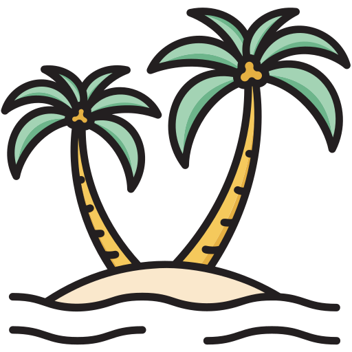 isla Generic color lineal-color icono