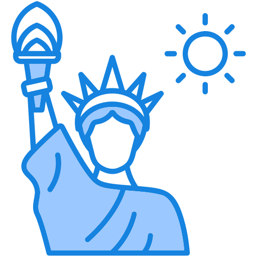 Statue of liberty Generic color lineal-color icon
