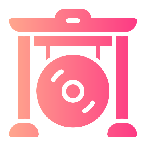 gong Generic gradient fill icono
