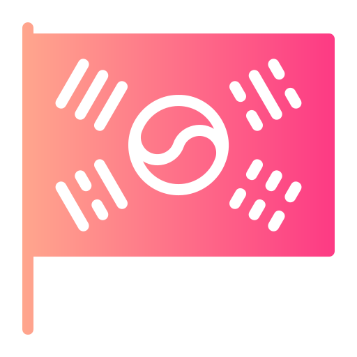 韓国 Generic gradient fill icon