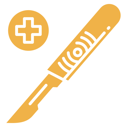 skalpel chirurgiczny Generic color fill ikona