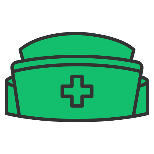 kapelusz pielęgniarki Generic color lineal-color ikona