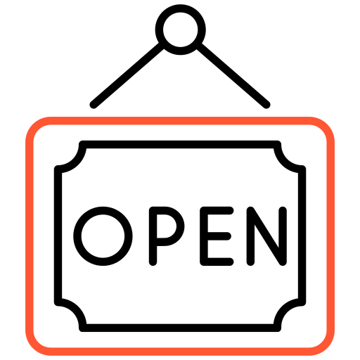 Open sign Generic color outline icon