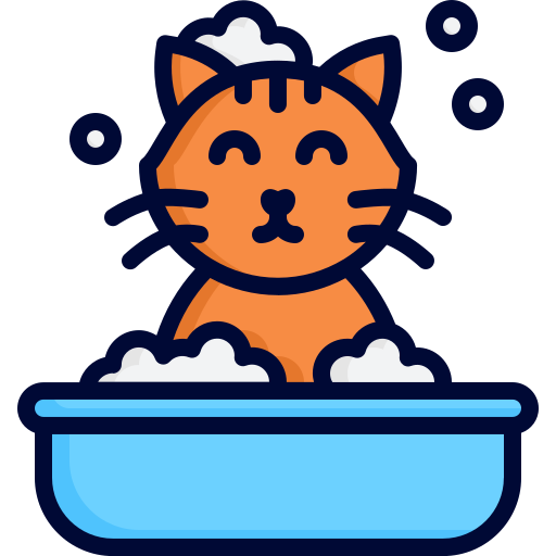 Cat grooming Generic color lineal-color icon
