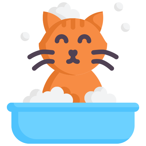 Cat grooming Generic color fill icon