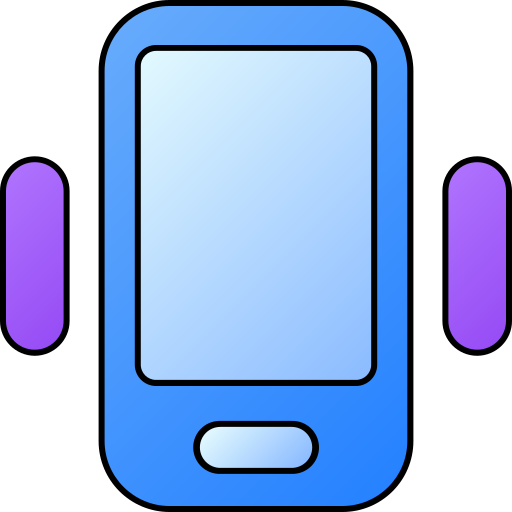 vibreur mobile Generic gradient lineal-color Icône