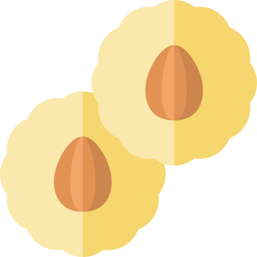 koekje Basic Rounded Flat icoon