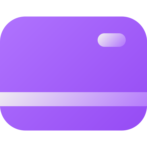 クレジットカード Generic gradient fill icon