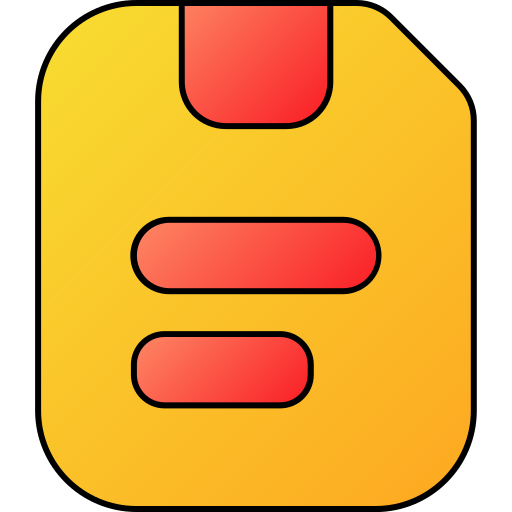 datei speichern Generic gradient lineal-color icon