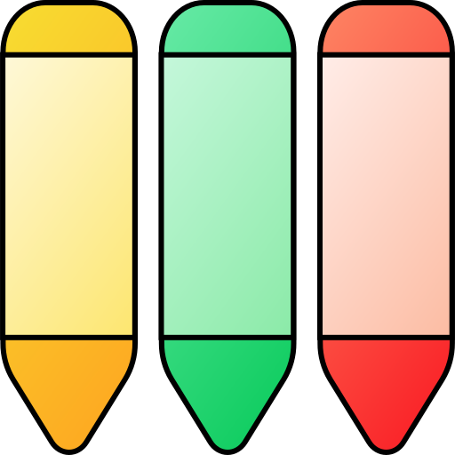 bolígrafo Generic gradient lineal-color icono