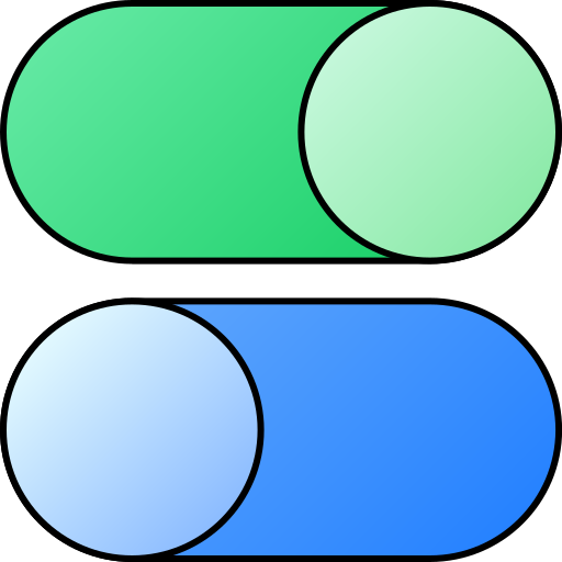 schakelaar Generic gradient lineal-color icoon