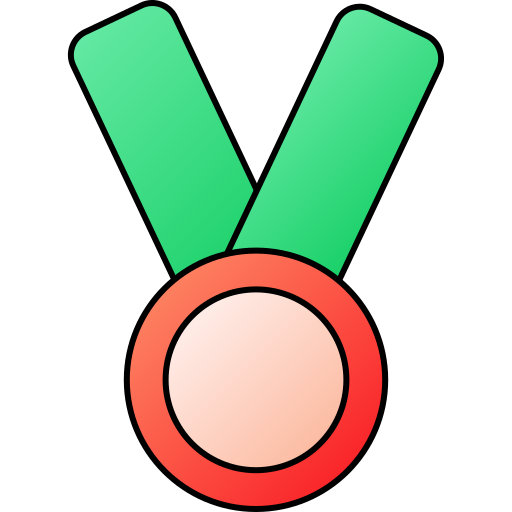 medalla Generic gradient lineal-color icono