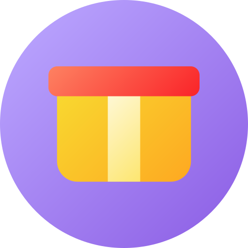 caja de regalo Generic gradient fill icono