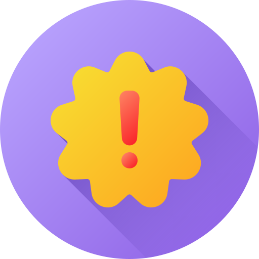 Attention Generic gradient fill icon