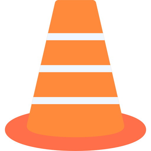 Traffic cone Generic color fill icon