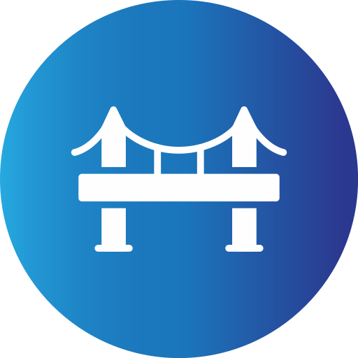 puente Generic gradient fill icono