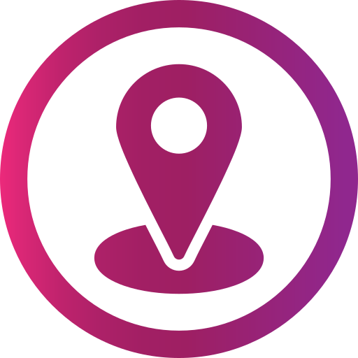 ubicación Generic gradient fill icono