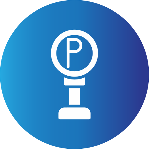 Parking sign Generic gradient fill icon