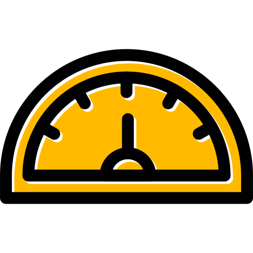 tachometer Generic color lineal-color icon