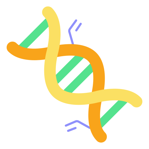 Dna Generic color fill icon