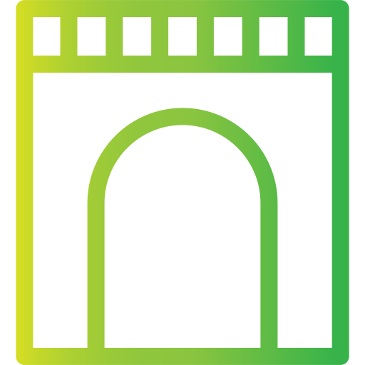 túnel Generic gradient outline icono