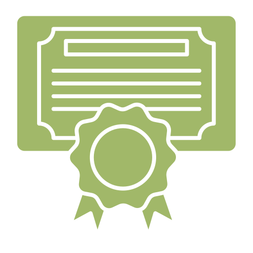 License Generic color fill icon
