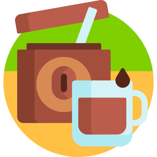 Instant coffee Detailed Flat Circular Flat icon