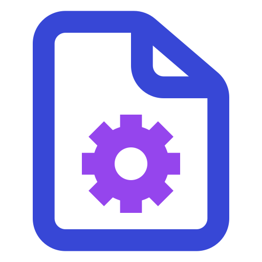 Dll file Generic color outline icon