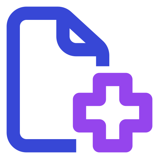 Медицинское заключение Generic color outline иконка
