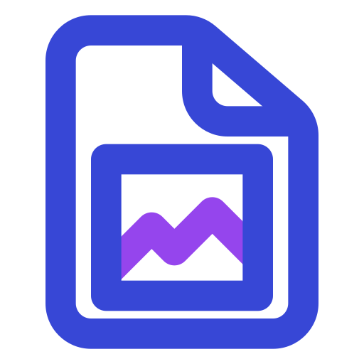 jpg 파일 Generic color outline icon