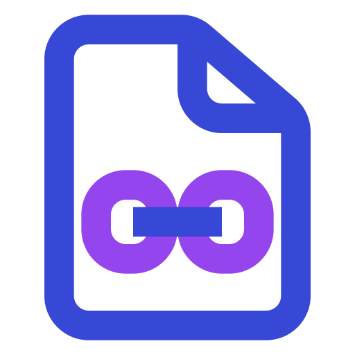 Link file Generic color outline icon