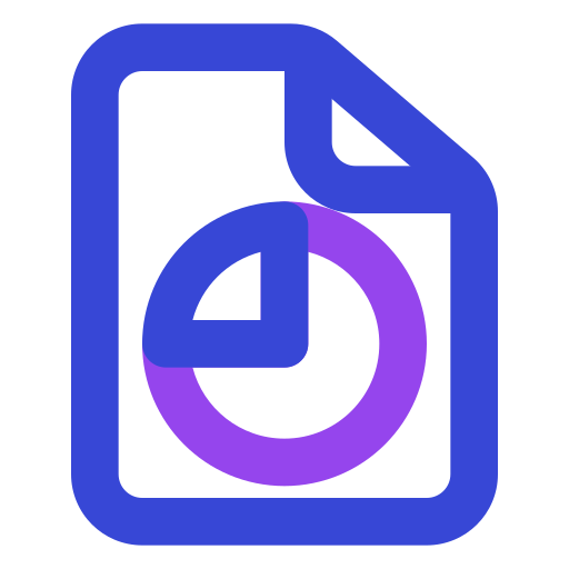 cirkeldiagram Generic color outline icoon